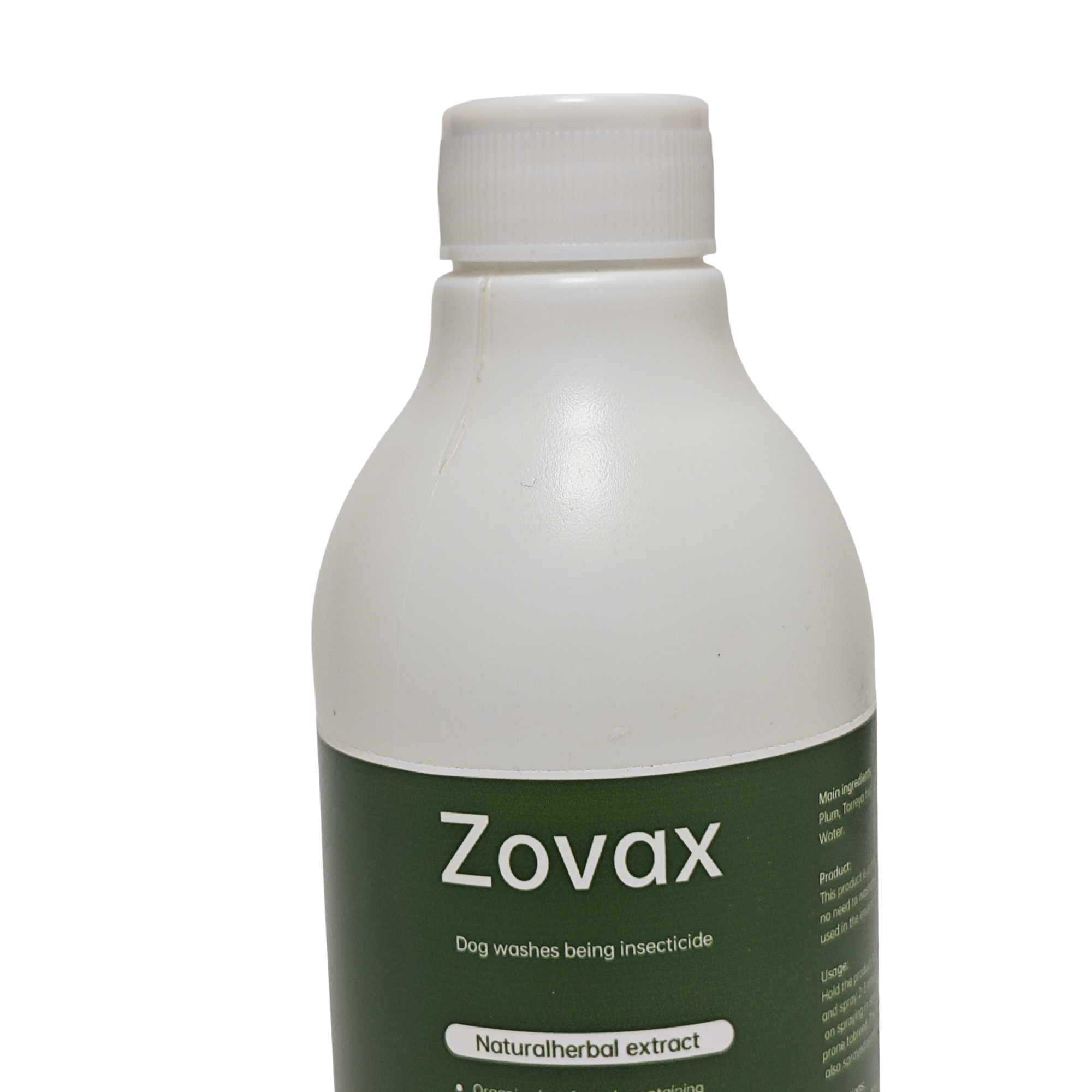 Zovax Natural Herbal Dog Washes Being Insecticide, Pet-Friendly Flea & Tick Control (300ml) - Image 2