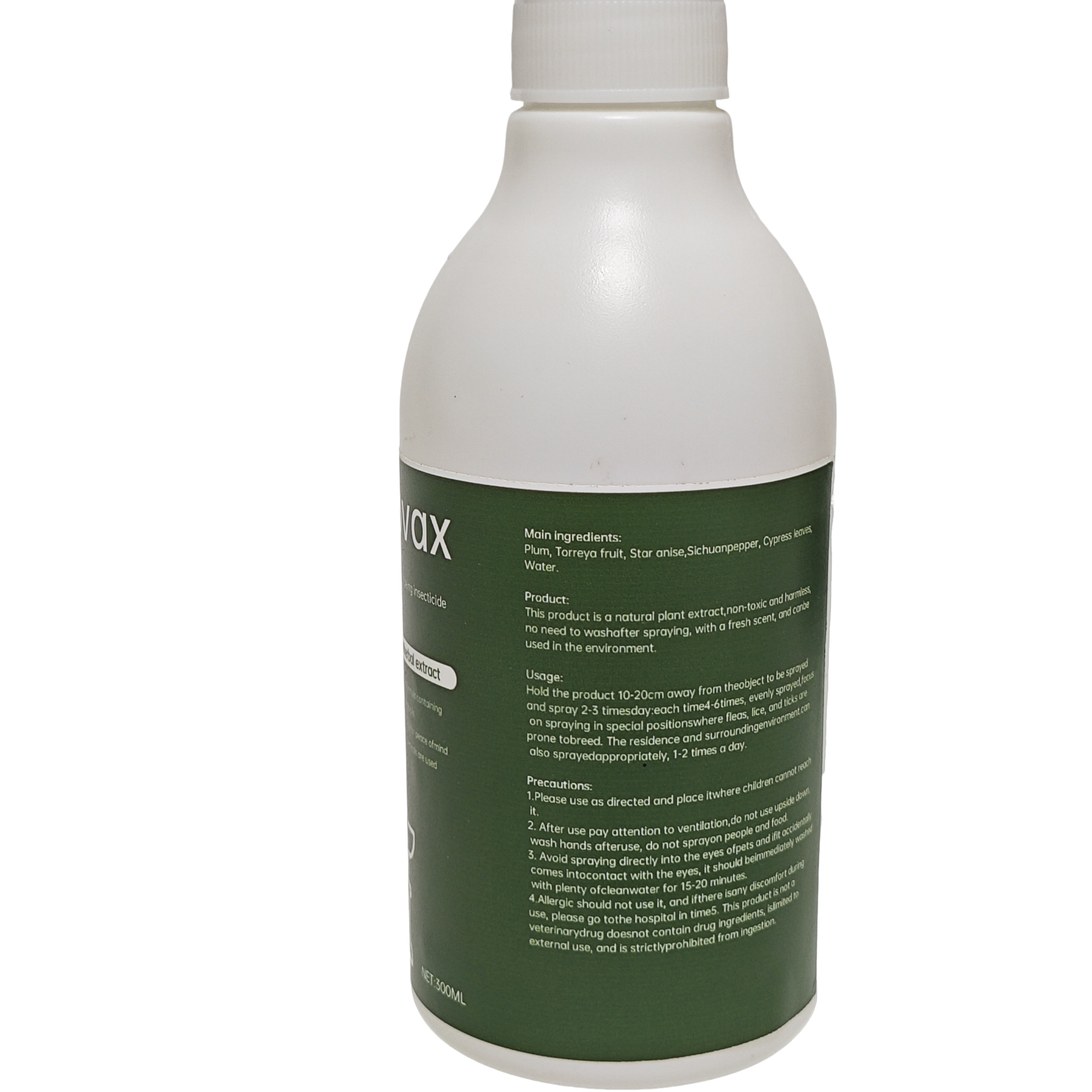 Zovax Natural Herbal Dog Washes Being Insecticide, Pet-Friendly Flea & Tick Control (300ml) - Image 3