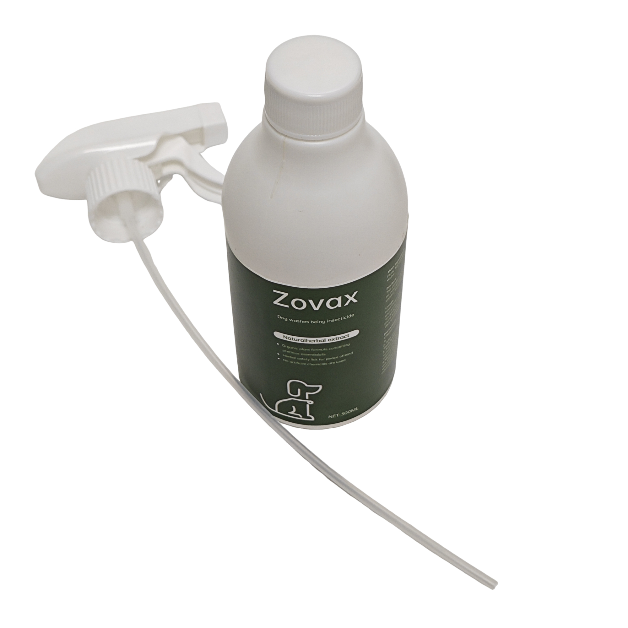 Zovax Natural Herbal Dog Washes Being Insecticide, Pet-Friendly Flea & Tick Control (300ml) - Image 4